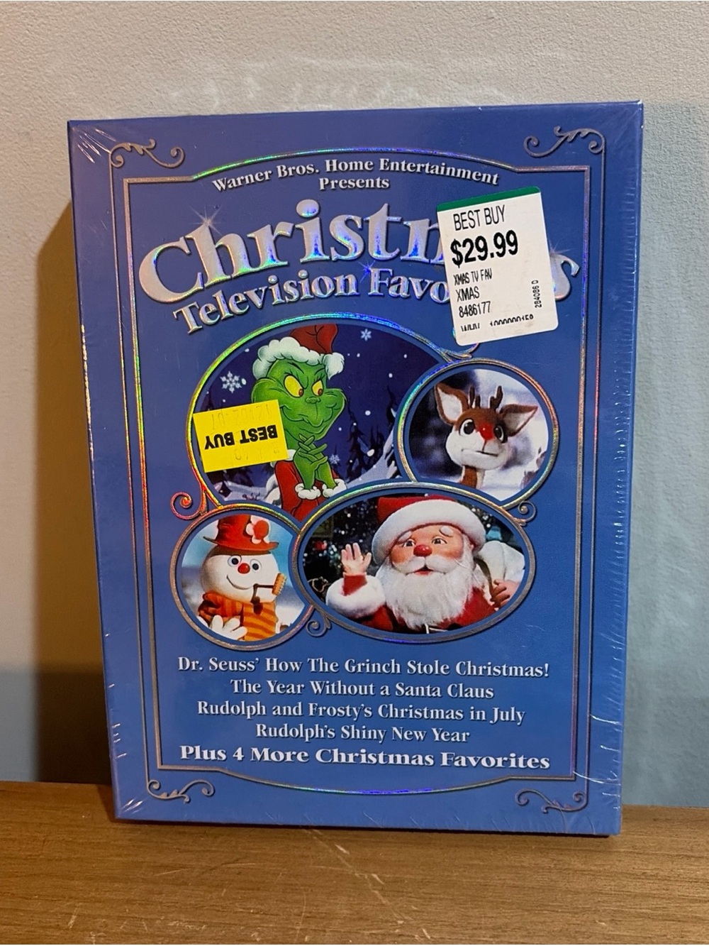 Christmas Television Favorites - DVD sealed - The Grinch Rudolph Frosty Santa